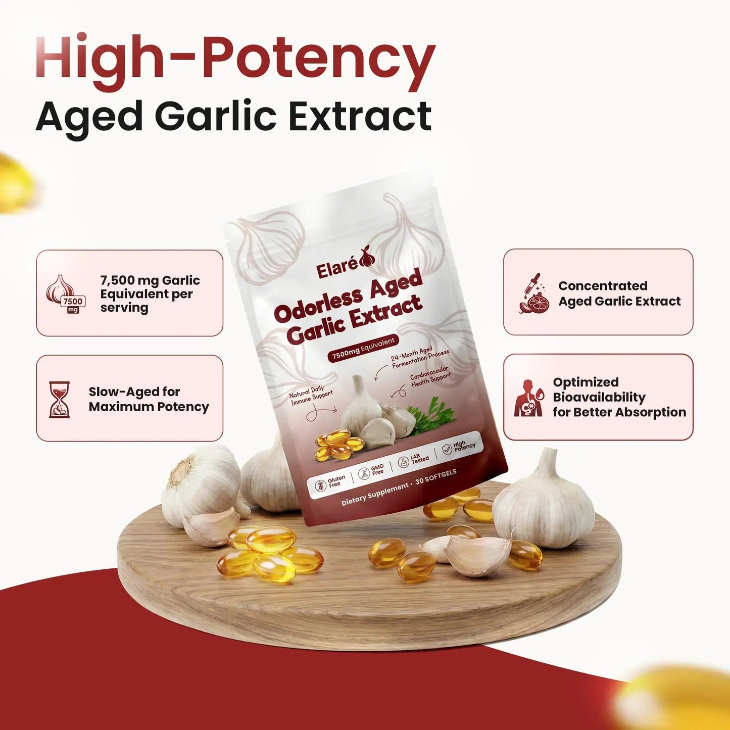 1 Month Aged Garlic Supply